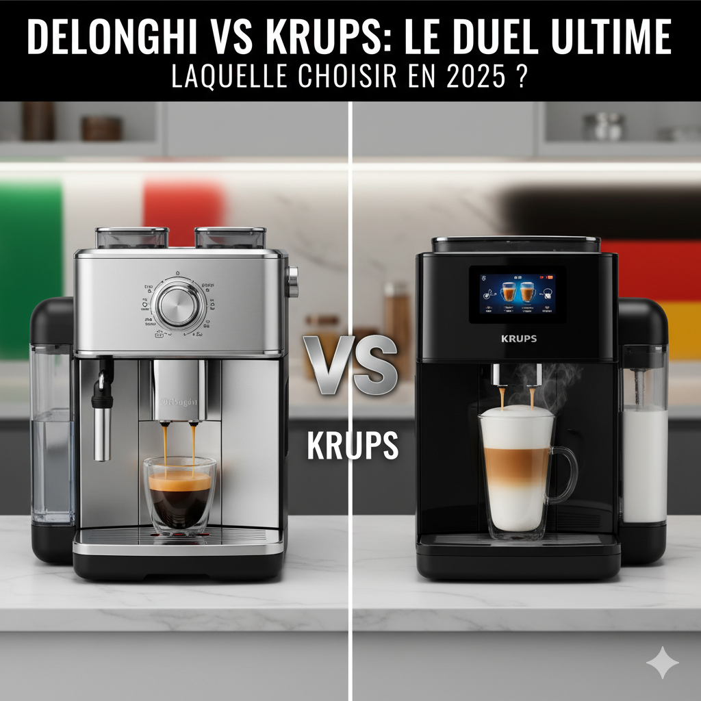 Delonghi vs Krups : laquelle choisir en 2025 ? (le comparatif complet) delonghi vs krups