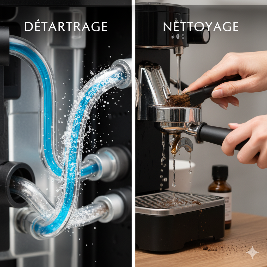 nettoyage vs detartrage