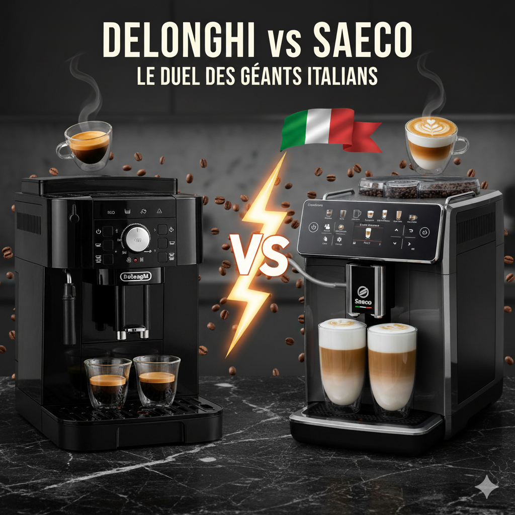 Delonghi vs Saeco : le duel des géants italiens pour le meilleur expresso delonghivssaeco